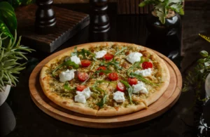 Recette de pizza végétarienne maison