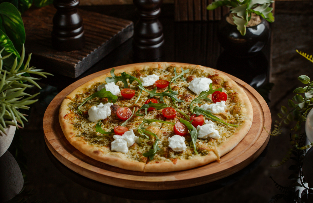Recette de pizza végétarienne maison