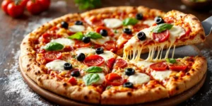 Recette de pizza 4 fromages maison